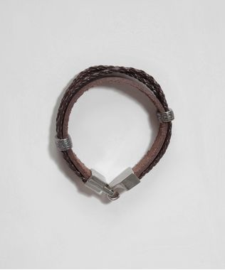 Pulseira-Masculina-Tripla-com-Pingente-de-Metal-Marrom-9971116-Marrom_1