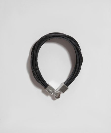 Pulseira-Masculina-com-Tiras-Entrelacadas-Preta-9971118-Preto_1