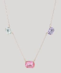 Colar-Feminino-com-Pedras-Retangulares-Coloridas-Dourado-9965890-Dourado_1