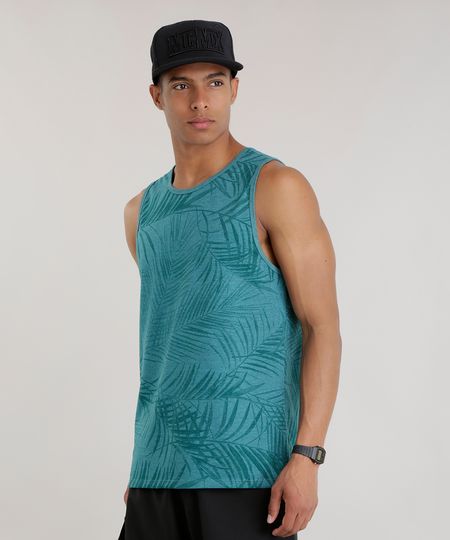 Regata-Estampada-de-Folhagem-Verde-Escuro-8581634-Verde_Escuro_1 Regata-Estampada-de-Folhagem-Verde-Escuro-8581634-Verde_Escuro_1