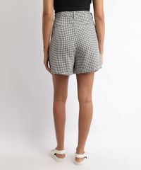 Bermuda-Feminina-Mindset-Cintura-Alta-Alfaiatada-Estampada-Xadrez-Vichy-Preta-9967083-Preto_2