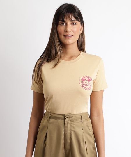 T-Shirt-Feminina-Mindset-Coqueiros-Manga-Curta-Decote-Redondo-Bege-9969393-Bege_1