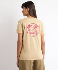 T-Shirt-Feminina-Mindset-Coqueiros-Manga-Curta-Decote-Redondo-Bege-9969393-Bege_2