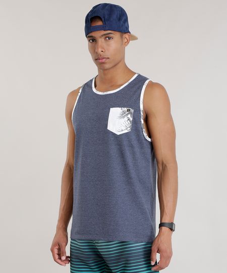 Regata-com-Bolso-Estampado-de-Folhagem-Azul-Marinho-8712148-Azul_Marinho_1 Regata-com-Bolso-Estampado-de-Folhagem-Azul-Marinho-8712148-Azul_Marinho_1