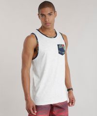 Regata-com-Bolso-Estampado-Floral-Cinza-Mescla-Claro-8712148-Cinza_Mescla_Claro_1