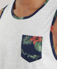 Regata-com-Bolso-Estampado-Floral-Cinza-Mescla-Claro-8712148-Cinza_Mescla_Claro_4