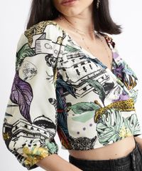 Blusa-Feminina-Cropped-Estampada-Tropical-com-Transpasse-Manga-Bufante-Decote-V-Off-White-9958075-Off_White_4