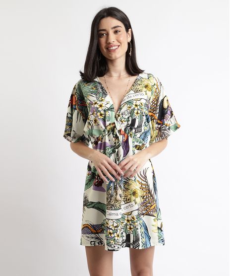 Vestido-Feminino-Curto-Estampado-Tropical-Amplo-Manga-Curta-Off-White-9958076-Off_White_1