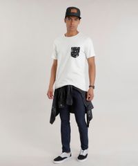 Camiseta-com-Bolso-Estampado-Cinza-Mescla-Claro-8701884-Cinza_Mescla_Claro_3