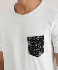 Camiseta-com-Bolso-Estampado-Cinza-Mescla-Claro-8701884-Cinza_Mescla_Claro_4