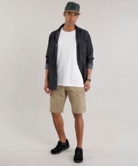 Camiseta-com-Bolso-Estampado-Cinza-Mescla-Claro-8679182-Cinza_Mescla_Claro_3