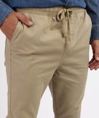 Calca-de-Sarja-Masculina-Jogger-Kaki-9301992-Kaki_4