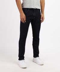 Calca-Jeans-Masculina-Slim-com-Bolsos-Azul-Escuro-9607487-Azul_Escuro_1