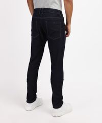 Calca-Jeans-Masculina-Slim-com-Bolsos-Azul-Escuro-9607487-Azul_Escuro_2