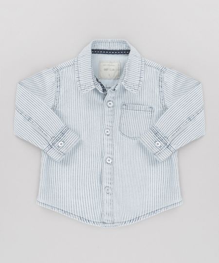 Camisa-Jeans-Listrada-Azul-Claro-8738413-Azul_Claro_1 Camisa-Jeans-Listrada-Azul-Claro-8738413-Azul_Claro_1