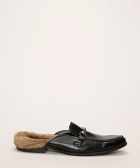 Sapato-Mule-Masculino-Oneself-com-Pelo-Preto-9960988-Preto_2