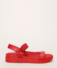 Papete-Feminina-Beira-Rio-Conforto-Com-Tiras-e-Elastico-Vermelha-9961343-Vermelho_2