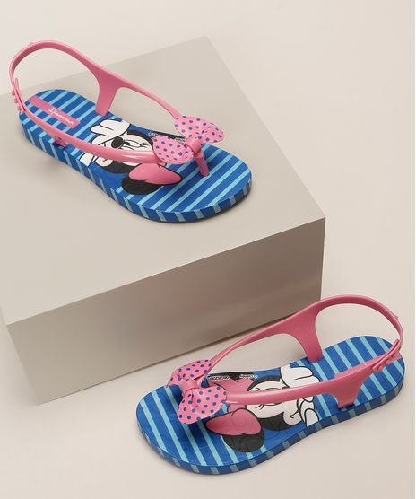 Sandalia-Infantil-Ipanema-Minnie-Estampada-Listrada-com-Laco-Azul-9961772-Azul_1