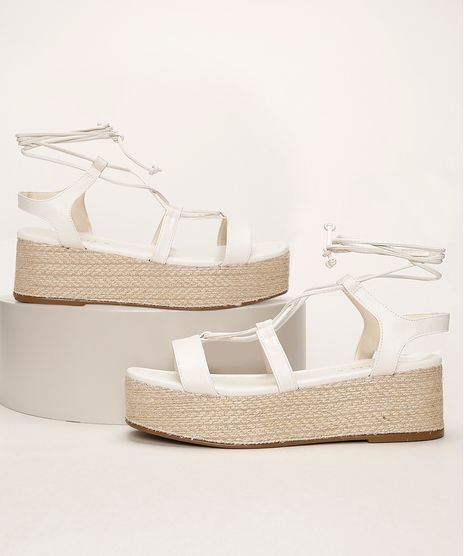 Sandalia-Feminina-Oneself-Flatform-Baixa-Corda-e-Tiras-para-Amarrar-Off-White-9962771-Off_White_1