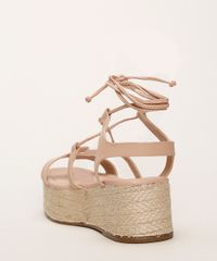 Sandalia-Feminina-Oneself-Flatform-Baixa-Corda-e-Tiras-para-Amarrar-Rose-9962773-Rose_4