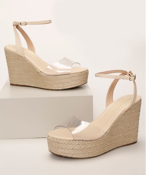 sandália oneself plataforma