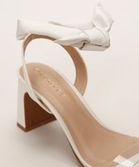 Sandalia-Feminina-Oneself-Salto-Medio-Grosso-Tira-em-Vinil-e-para-Amarrar-Bege-Claro-9962778-Bege_Claro_3