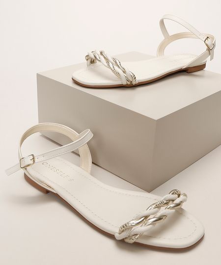 Rasteirinha-Feminina-Oneself-Tiras-Torcidas-Metalizada-Off-White-9962779-Off_White_1 Rasteirinha-Feminina-Oneself-Tiras-Torcidas-Metalizada-Off-White-9962779-Off_White_1