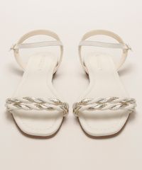 Rasteirinha-Feminina-Oneself-Tiras-Torcidas-Metalizada-Off-White-9962779-Off_White_5