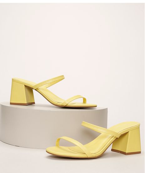 Tamanco-Feminino-Oneself-Salto-Medio-Grosso-Tiras-Finas-Amarelo-Neon-9963514-Amarelo_Neon_1