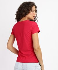 Blusa-Feminina-Basica-Flame-Manga-Curta-Decote-V-Pink-9847524-Pink_2
