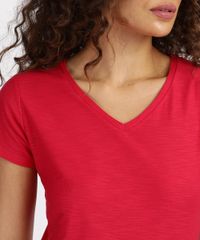 Blusa-Feminina-Basica-Flame-Manga-Curta-Decote-V-Pink-9847524-Pink_4