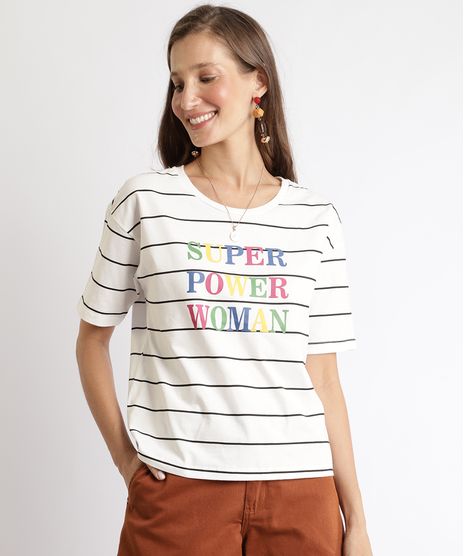 Blusa-Feminina-Listrada--Super-Power-Woman--Manga-Curta-Off-White-9944476-Off_White_1