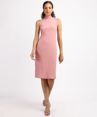 Vestido-Feminino-Canelado-Sem-Manga-Gola-Alta-Rosa-Claro-9960695-Rosa_Claro_3
