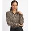 Camisa-Feminina-Estampada-Animal-Print-Onca-com-Bolsos-Manga-Longa-Bege-9927561-Bege_1