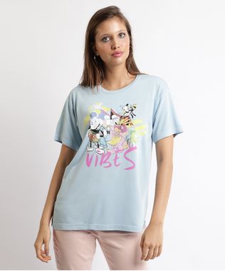 Blusa-Feminina-Turma-do-Mickey-Manga-Curta-Decote-Redondo-Azul-9957656-Azul_1