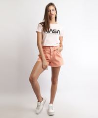 Short-de-Sarja-Feminino-Mom-Cintura-Super-Alta-com-Pregas-e-Barra-a-Fio-Laranja-9963986-Laranja_3