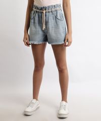 Short-Jeans-Feminino-Clochard-Cintura-Super-Alta-com-Cinto-Cadarco-Azul-Claro-9964997-Azul_Claro_1