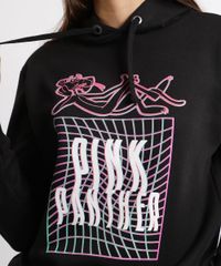 Blusao-de-Moletom-Feminino-Pantera-Cor-Rosa-com-Capuz-Preto-9964584-Preto_2