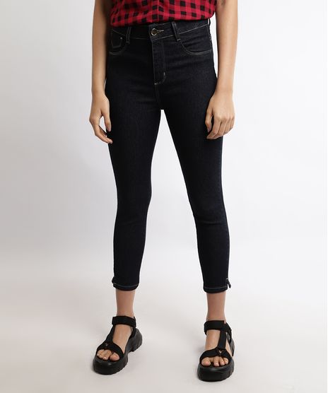 Calca-Jeans-Feminina-Sawary-Cropped-Cintura-Alta-Azul-Escuro-9968441-Azul_Escuro_1