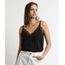 Regata-Slip-Top-Feminina-com-Renda-Alca-Fina-Decote-V-Preta-9949475-Preto_1