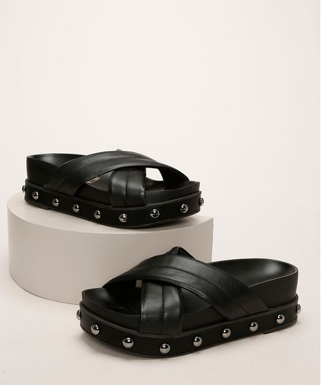 Rasteirinha-Feminina-Vizzano-com-Tiras-Cruzadas-e-Tachas-Preta-9960348-Preto_1