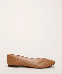 Sapatilha-Feminina-Moleca-Bico-Fino-com-Textura-Tresse-Caramelo-9960907-Caramelo_2