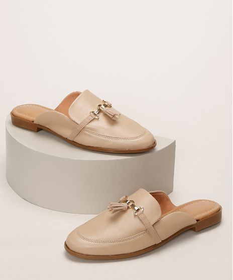 Mule-Feminino-Vizzano-com-Tira-e-Tassel-Bege-9961727-Bege_1