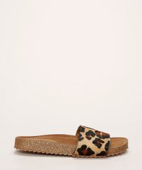Rasteirinha-Feminina-de-Couro-Oneself-Estampada-Animal-Print-de-Onca-Caramelo-9965231-Caramelo_2