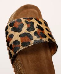 Rasteirinha-Feminina-de-Couro-Oneself-Estampada-Animal-Print-de-Onca-Caramelo-9965231-Caramelo_3