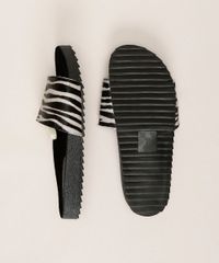 Rasteirinha-Feminina-de-Couro-Oneself-Estampada-Animal-Print-de-Zebra-Preta-9965233-Preto_6