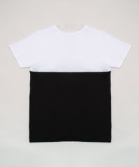 Camiseta-Juvenil-Bicolor--Level-Up--com-Recorte-Manga-Curta-Preta-9957282-Preto_2