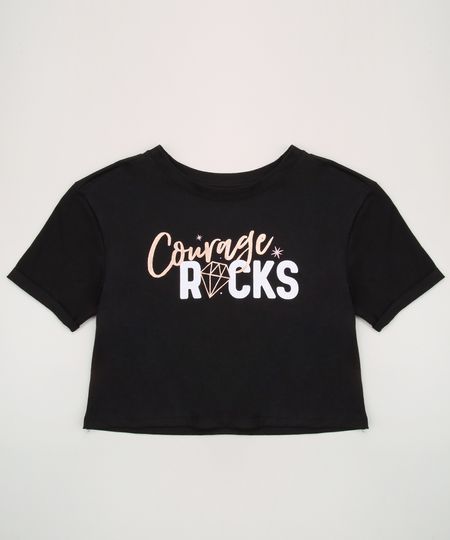 Blusa-Juvenil-Cropped--Courage-Rocks--As-Princesas-Manga-Curta-Preta-9962333-Preto_1 Blusa-Juvenil-Cropped--Courage-Rocks--As-Princesas-Manga-Curta-Preta-9962333-Preto_1