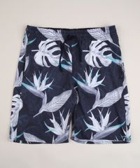 Bermuda-Surf-Juvenil-Estampada-de-Folhagens-com-Bolsos-Azul-Marinho-9954468-Azul_Marinho_1
