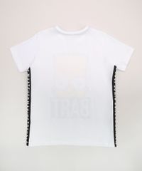 Camiseta-Juvenil-Bart-Os-Simpsons-com-Faixa-Lateral-Manga-Curta-Off-White-9957283-Off_White_2